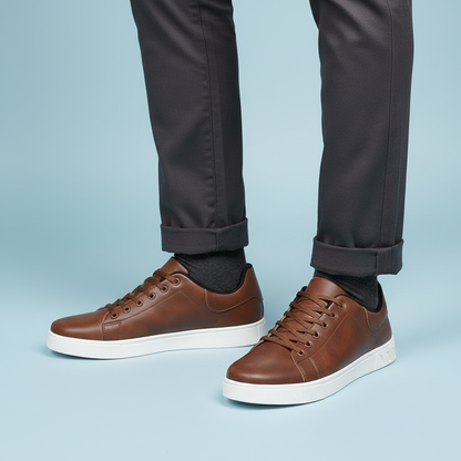 Men's Casual Lace-Up Sneakers | Low-Top Trainers