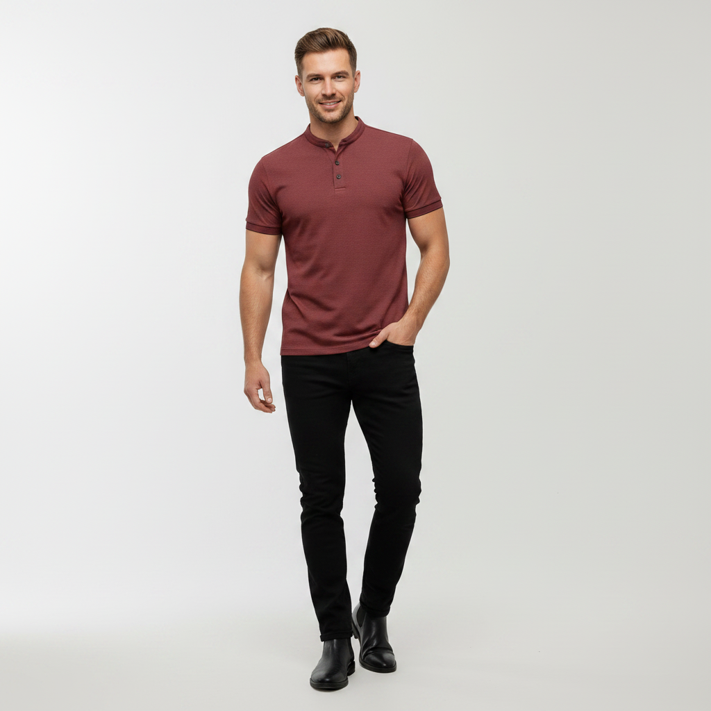 Men's Elegant Polo Shirt | Classic Casual Golf Shirt