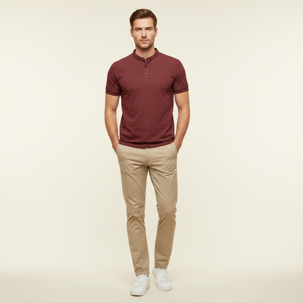 Men's Elegant Polo Shirt | Classic Casual Golf Shirt