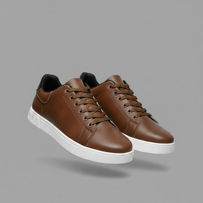 Men's Casual Lace-Up Sneakers | Low-Top Trainers