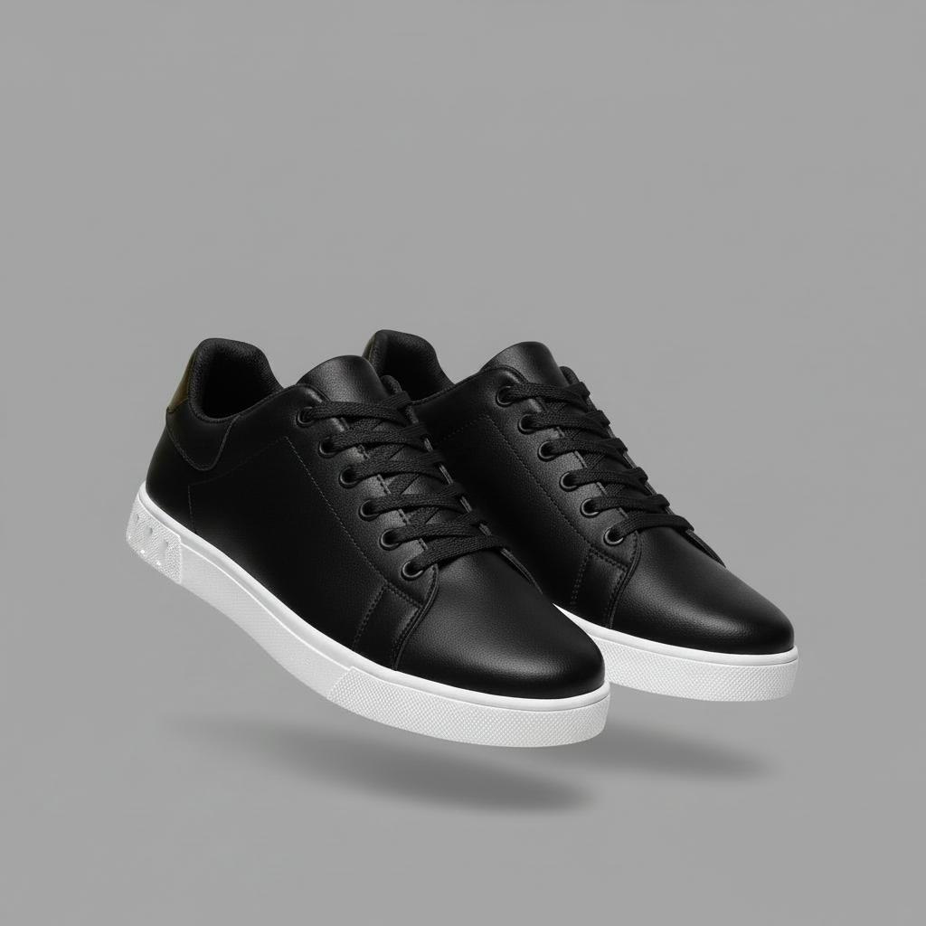 Men's Casual Lace-Up Sneakers | Low-Top Trainers