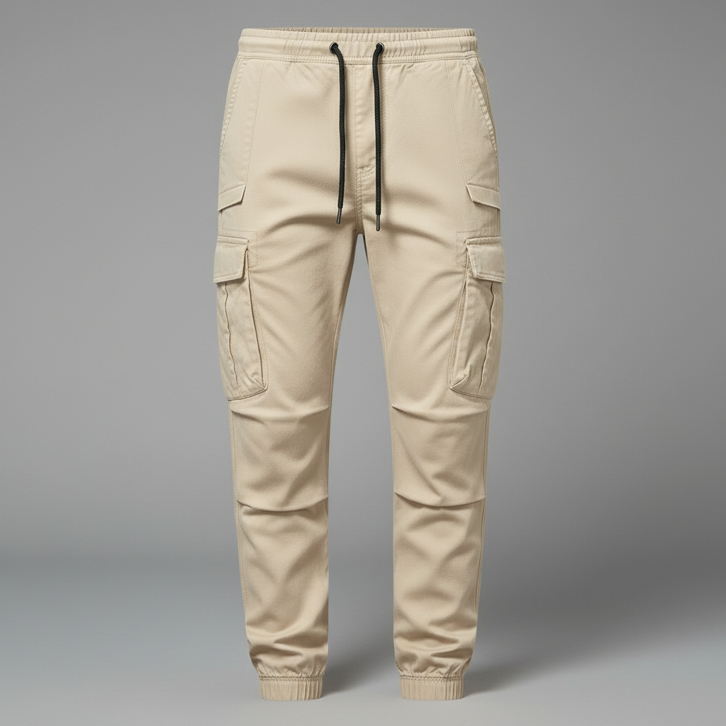 Men's Tactical Cargo Pants | Black Cargo Trousers for Outdoor Use