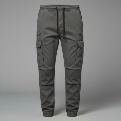 Men's Tactical Cargo Pants | Black Cargo Trousers for Outdoor Use